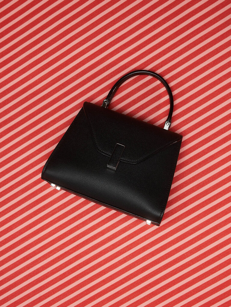 Valextra Iside top handle Bag in Black